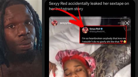 sexxy red leaked|Sexyy Red Breaks Silence on IG Sex Tape Leak